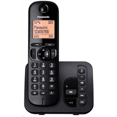 PANASONIC KX-TGC220PDB DECT hívóazonosítós telefon fekete (KX-TGC220PDB)