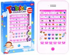 RAMIZ Interaktív LENGYEL oktatási tablet játék rózsaszín színben