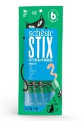 Schesir Cat Delicacy Stix folyékony snack tonhal 6x15g