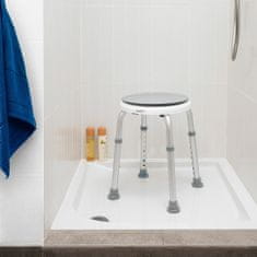 Northix Állítható zuhanyszék forgóüléssel 