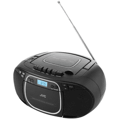 JVC RC-E451B hordozható CD-s rádiómagnó fekete (RC-E451B)