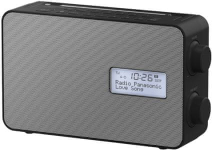 modern rádió Panasonic fr-d30bt bluetooth ipx4 védelem 2w teljesítmény fm dab + tuner hangszínszabályzó 5 üzemmóddal